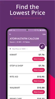 RxSaver – Prescription Coupons android App screenshot 3